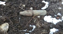 При строительстве Нахимовского училища в Мурманске нашли артиллерийский снаряд