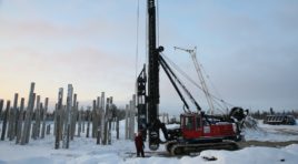 В Полярных Зорях началось строительство физкультурного комплекса