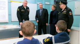 А. Беглов поздравил нахимовцев с Днём защитника Отечества