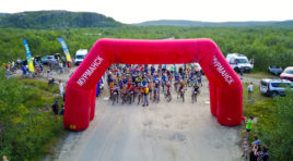 Рекордное число участников  в этом году собрал веломарафон «Муста-Тунтури»