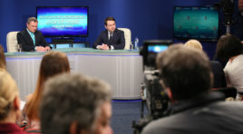 Андрей Чибис провёл первую большую пресс-конференцию