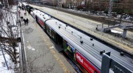 Агитационный эшелон смогли увидеть северяне