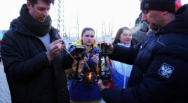В Мурманске прошла акция «Огонь памяти»